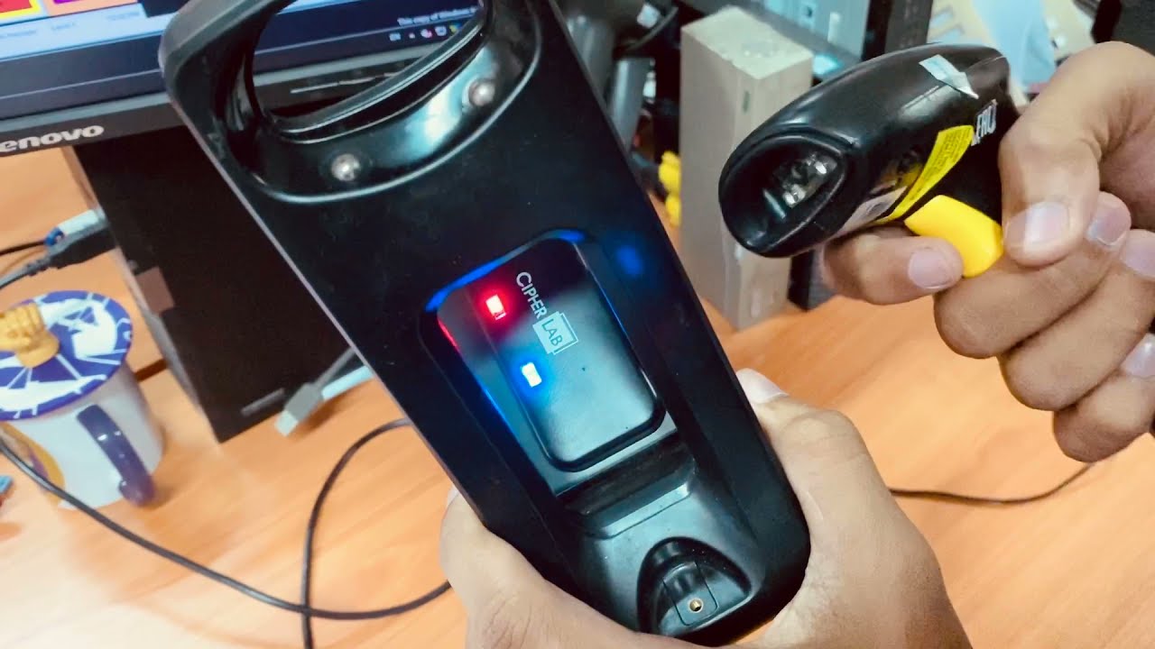 Setup Scanner CIPHERLAB 1564A  Bluetooth