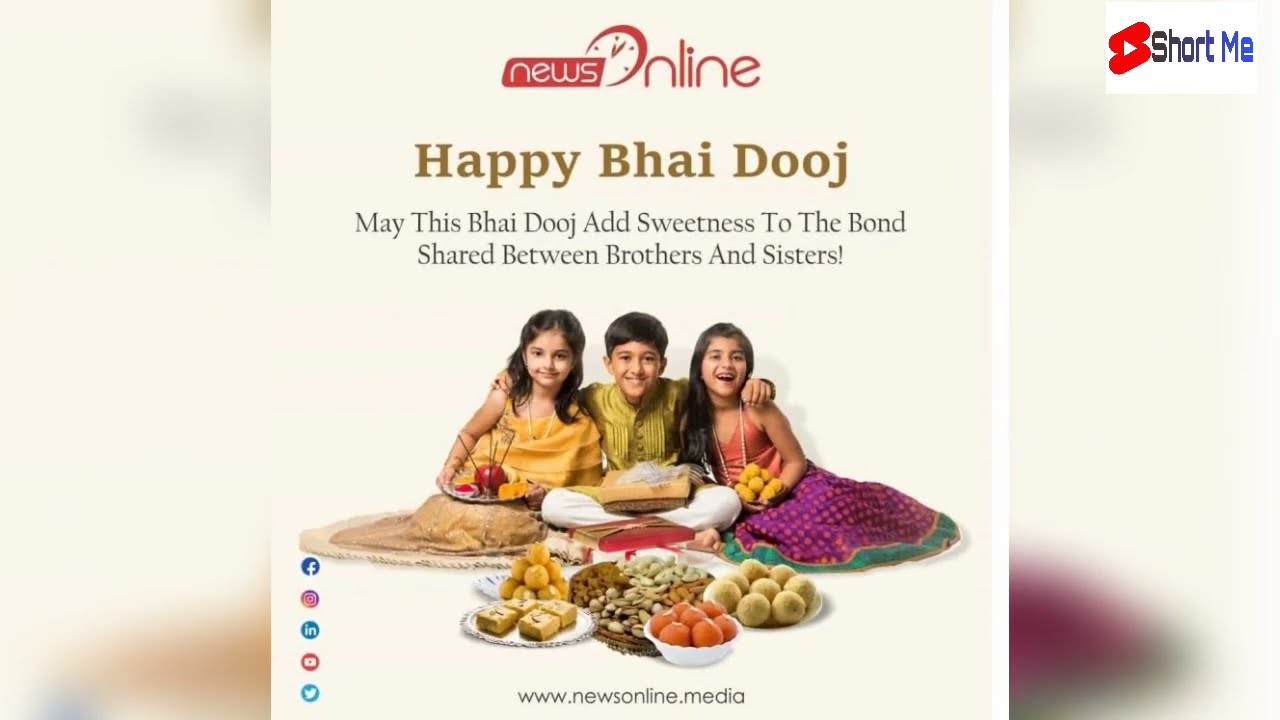 Happy Bhai dooj 2022 status / bhai dooj WhatsApp status / Baiya dooj 2022 status 💕bhaiya dooj status