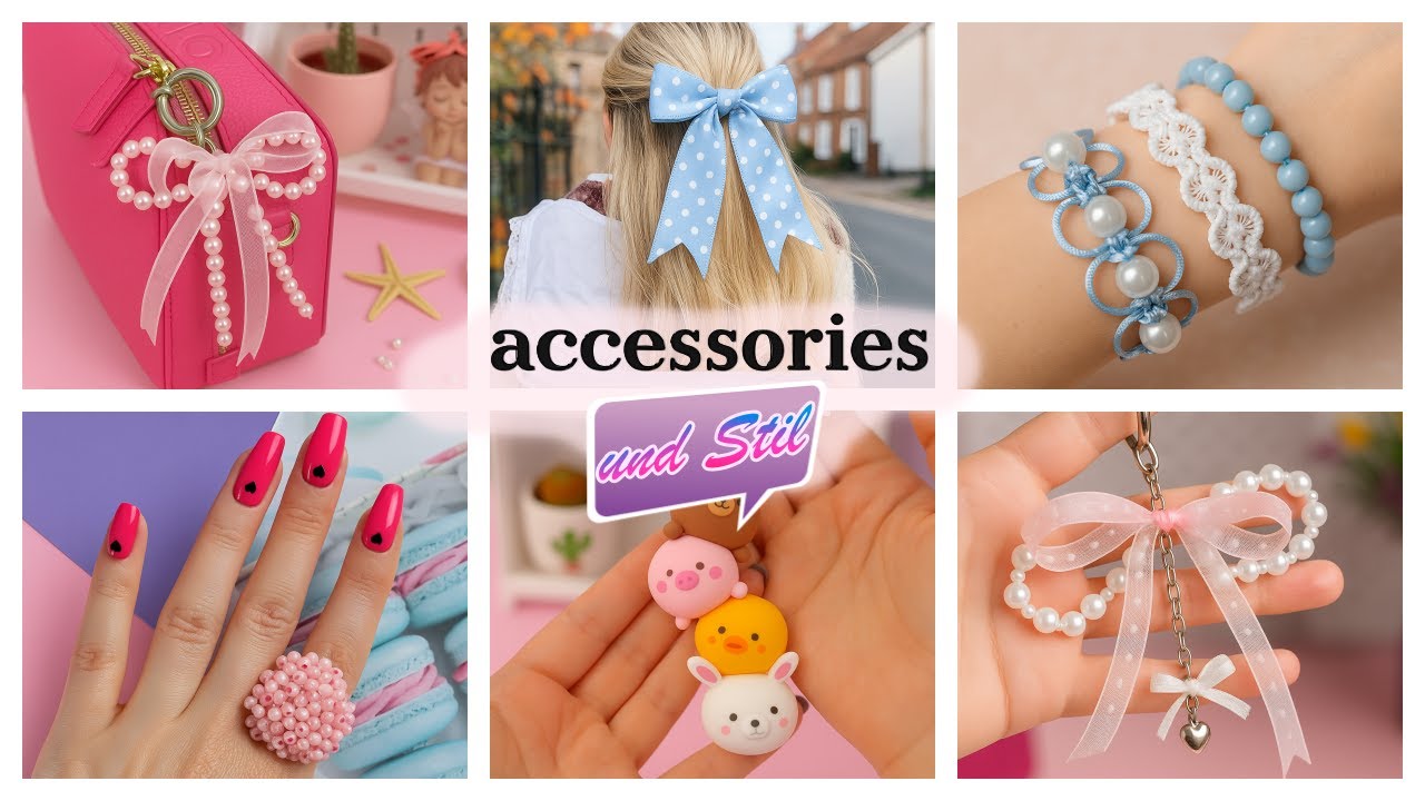 Erstaunliche DIY-Projekte – Ideen für handgemachte Accessoires – Schmuck, Schlüsselanhänger...