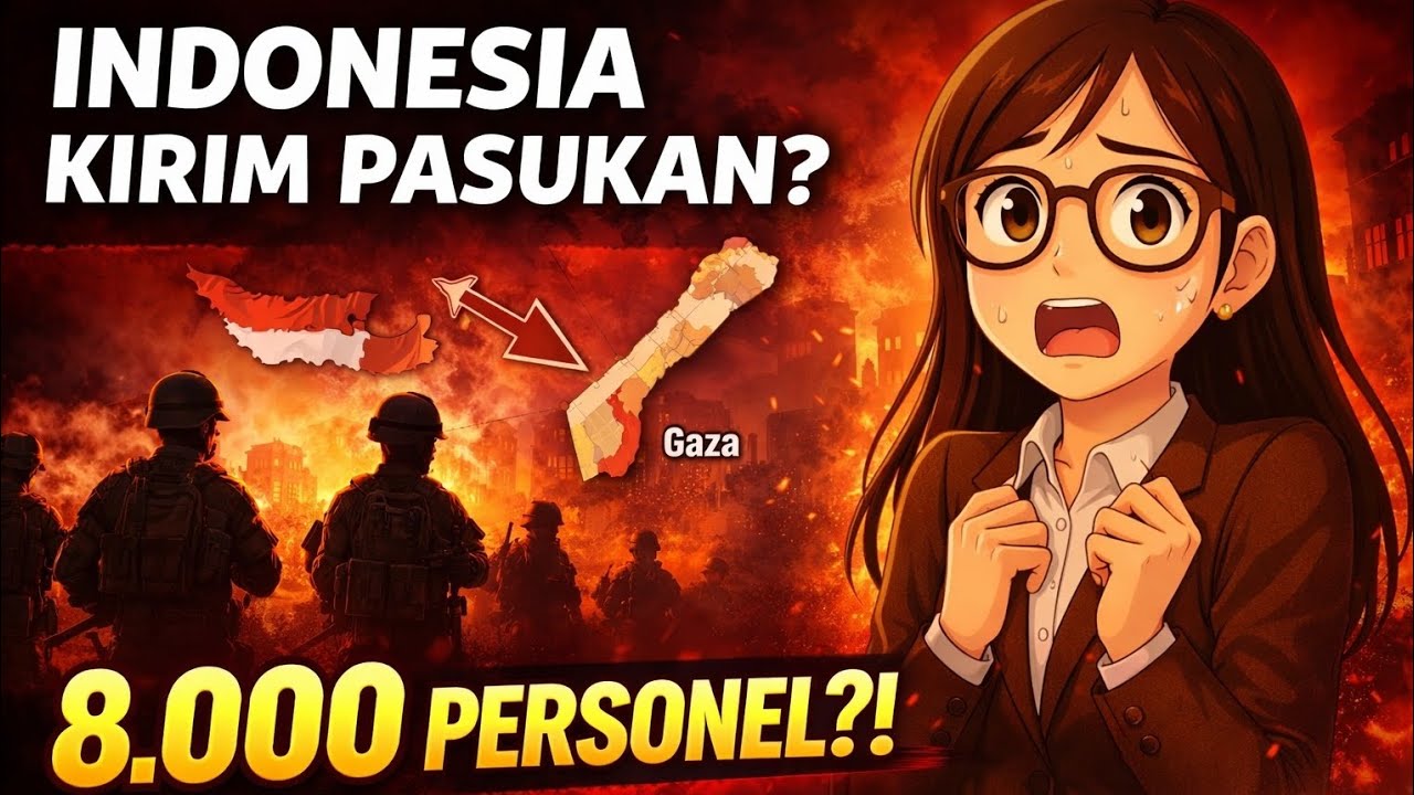 Indonesia Kirim 8.000 Pasukan ke Gaza? Fakta Sebenarnya