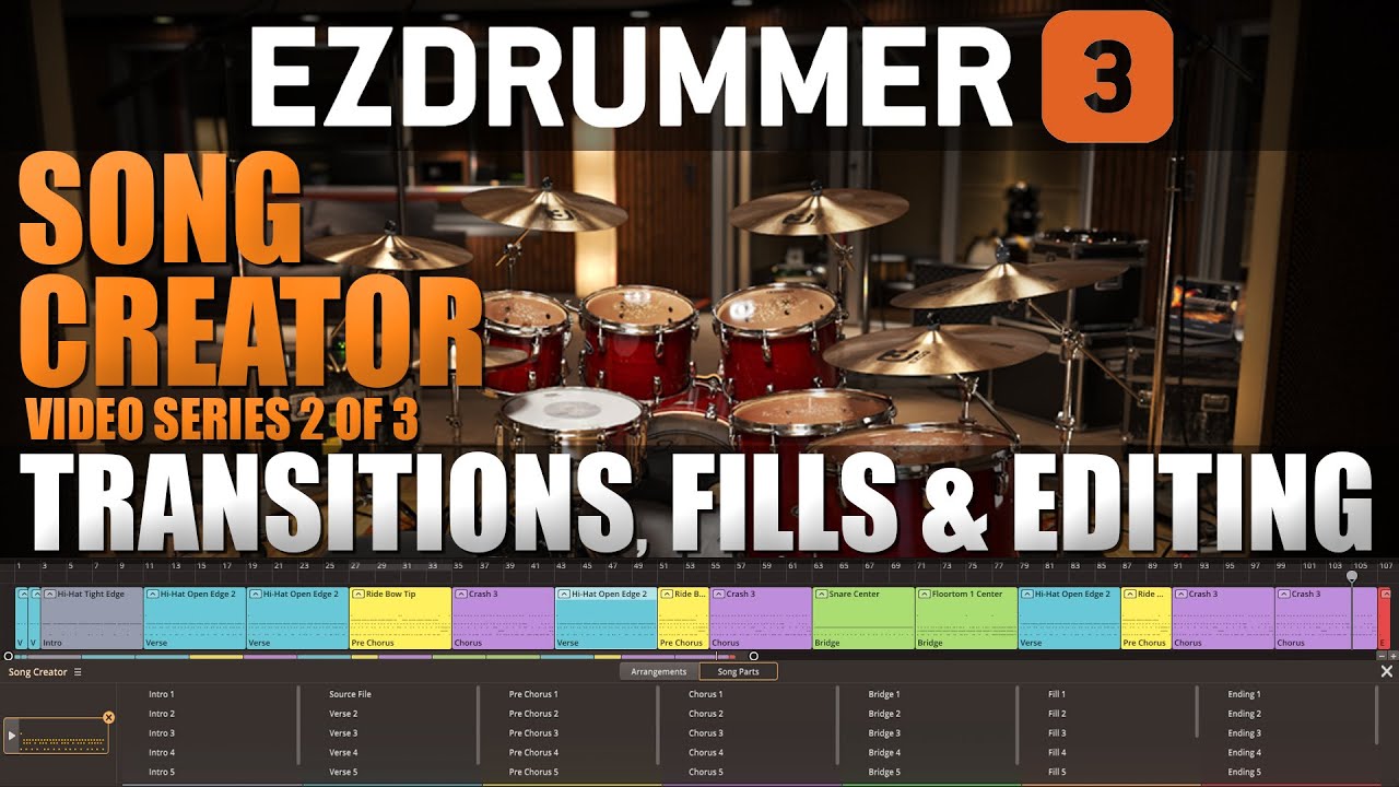 EZDrummer 3's Song Creator Advanced Series video 2 of 3