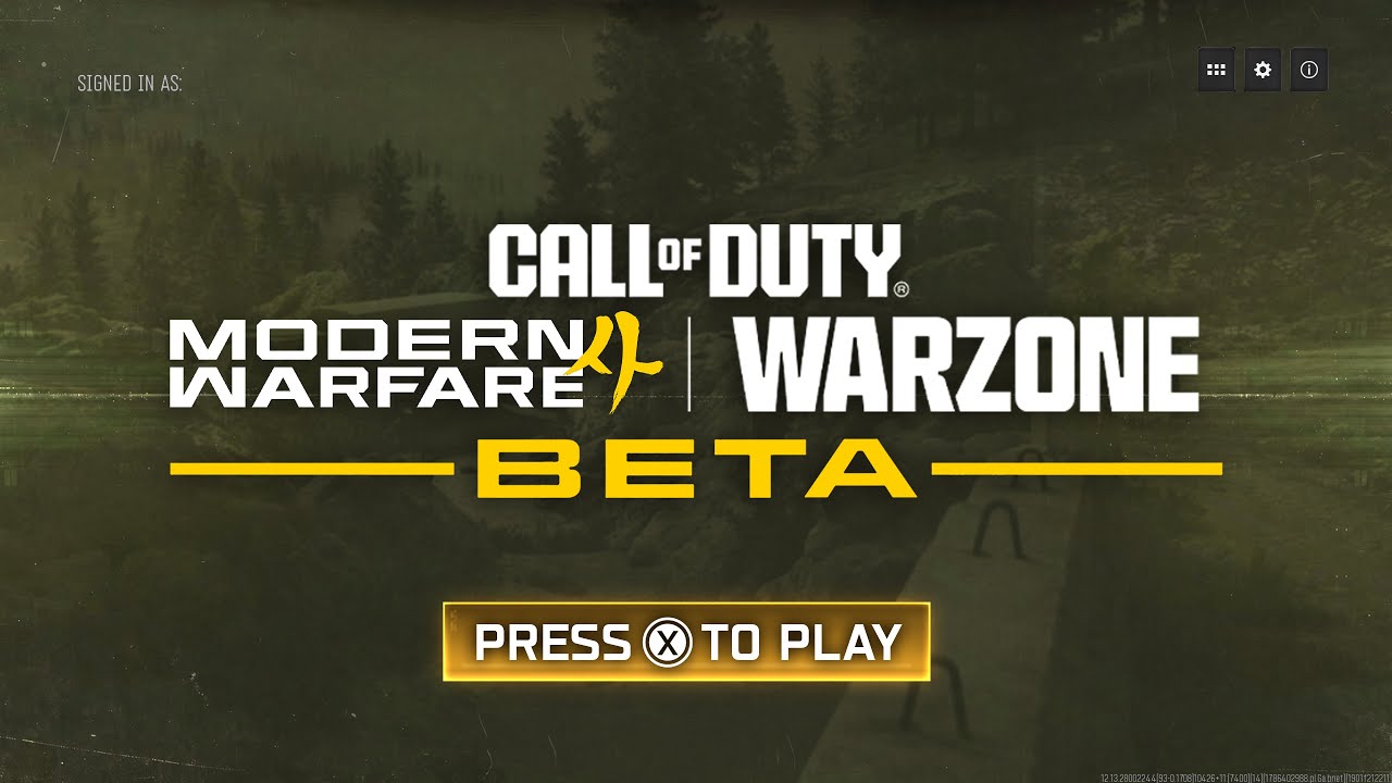Официальная БЕТА раннего доступа Warzone для MW4...