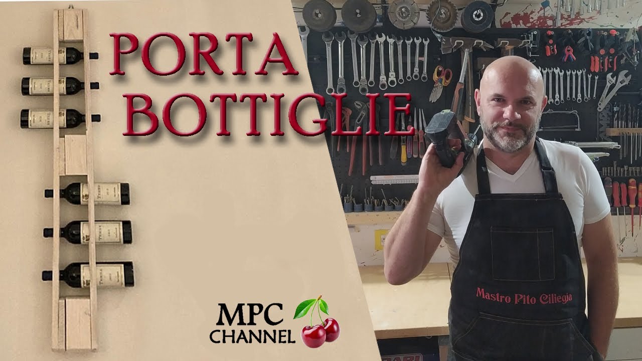 Portabottiglie da parete