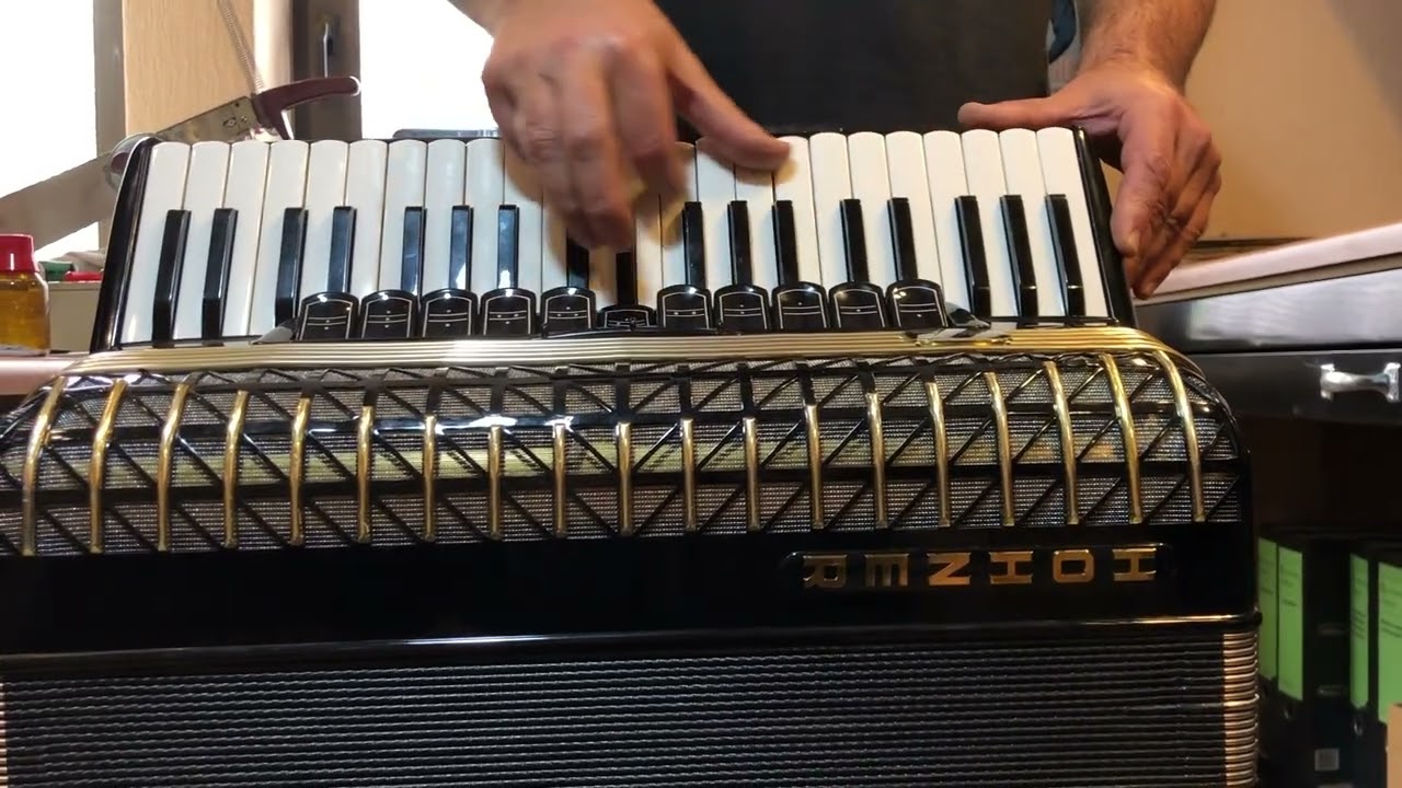 Tastaturüberholung eines Akkordeons