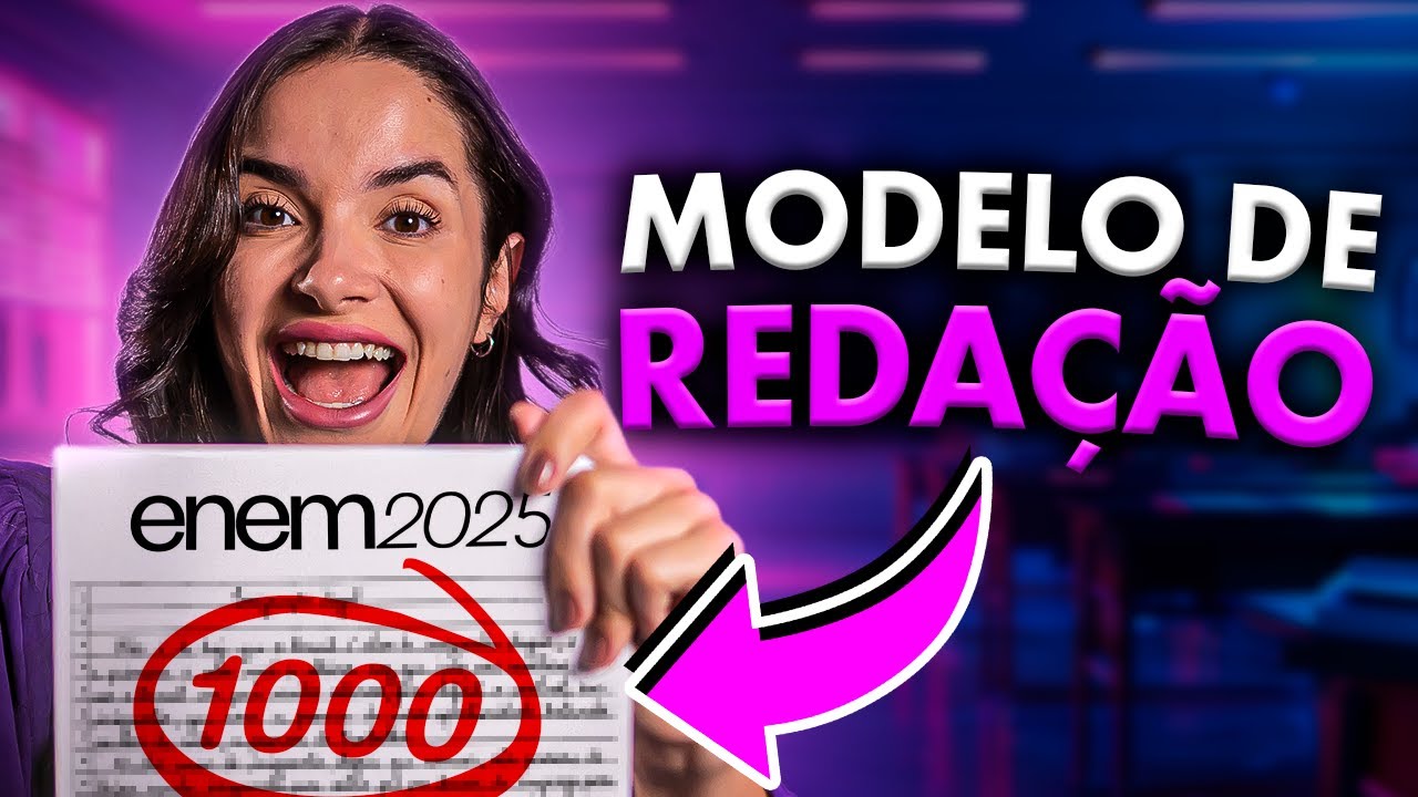 Modelo de redação que garante 900+ mesmo com as novas regras do ENEM 2025