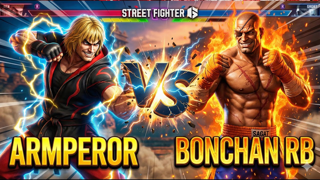 Armperor vs Bonchan RB | Street Fighter 6 Showdown (Ken vs Sagat)