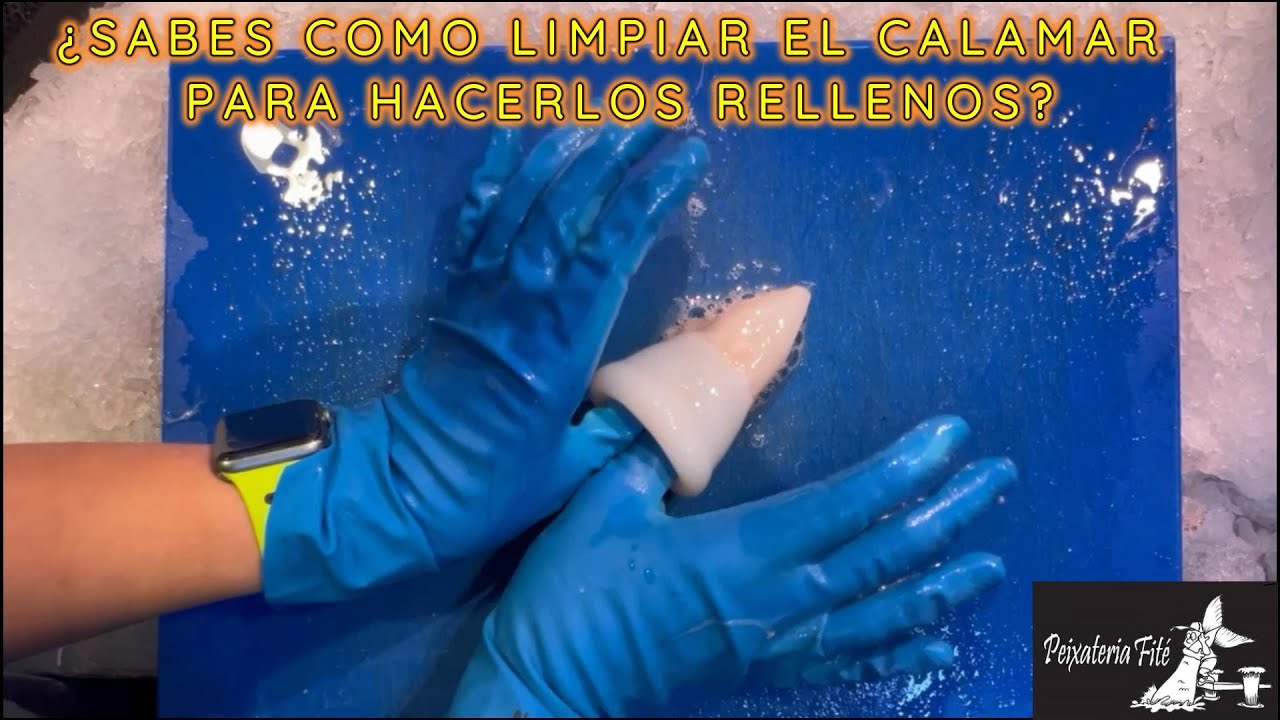 COMO PREPARAR EL CALAMAR PARA HACERLOS RELLENOS