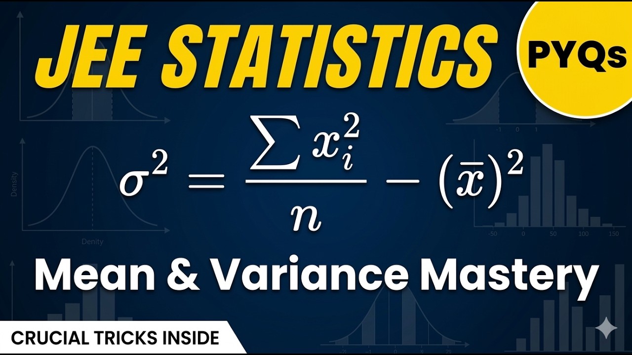 Statistics IIT JEE Previous Year Questions ST1.7