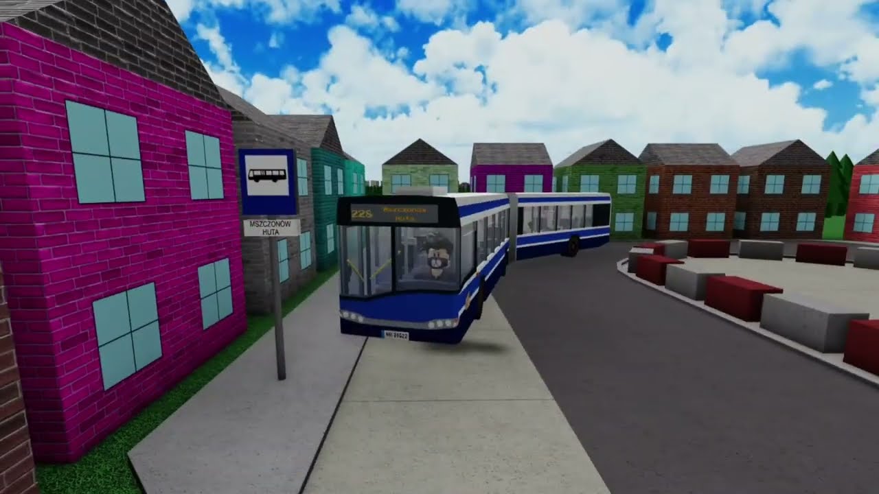 Roblox Nid's Buses & Trams | Timelapse | Linka 228 - Mszczonóv Huta
