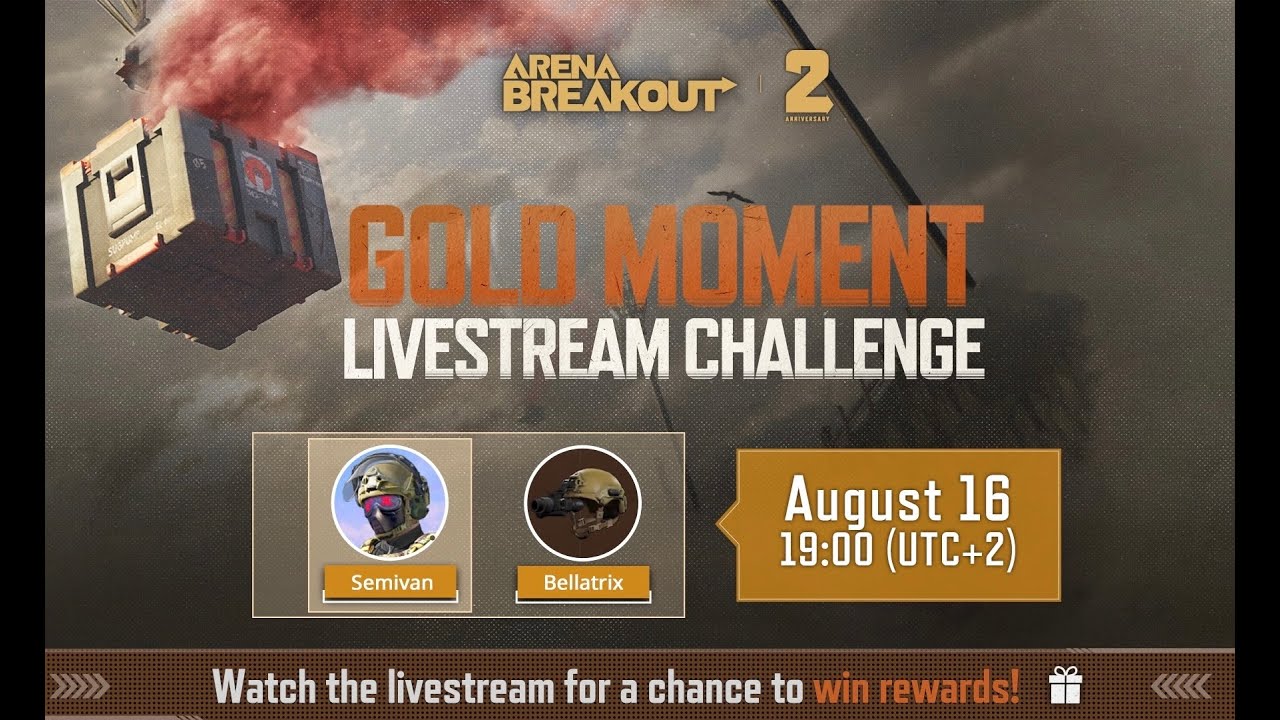 🛑 GOLD MOMENT LİVESTREAM CHALLENGE SEMİVAN & BELLATRİX | Arena Breakout