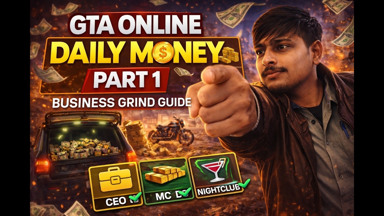 GTA Online Daily Money Routine 💰 | Part 1 | Business Grind Guide