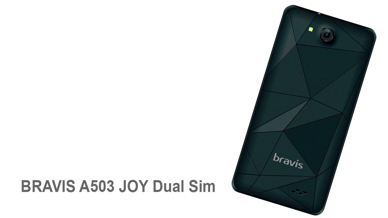 Достаем из коробки смартфон BRAVIS A503 JOY Dual Sim Black