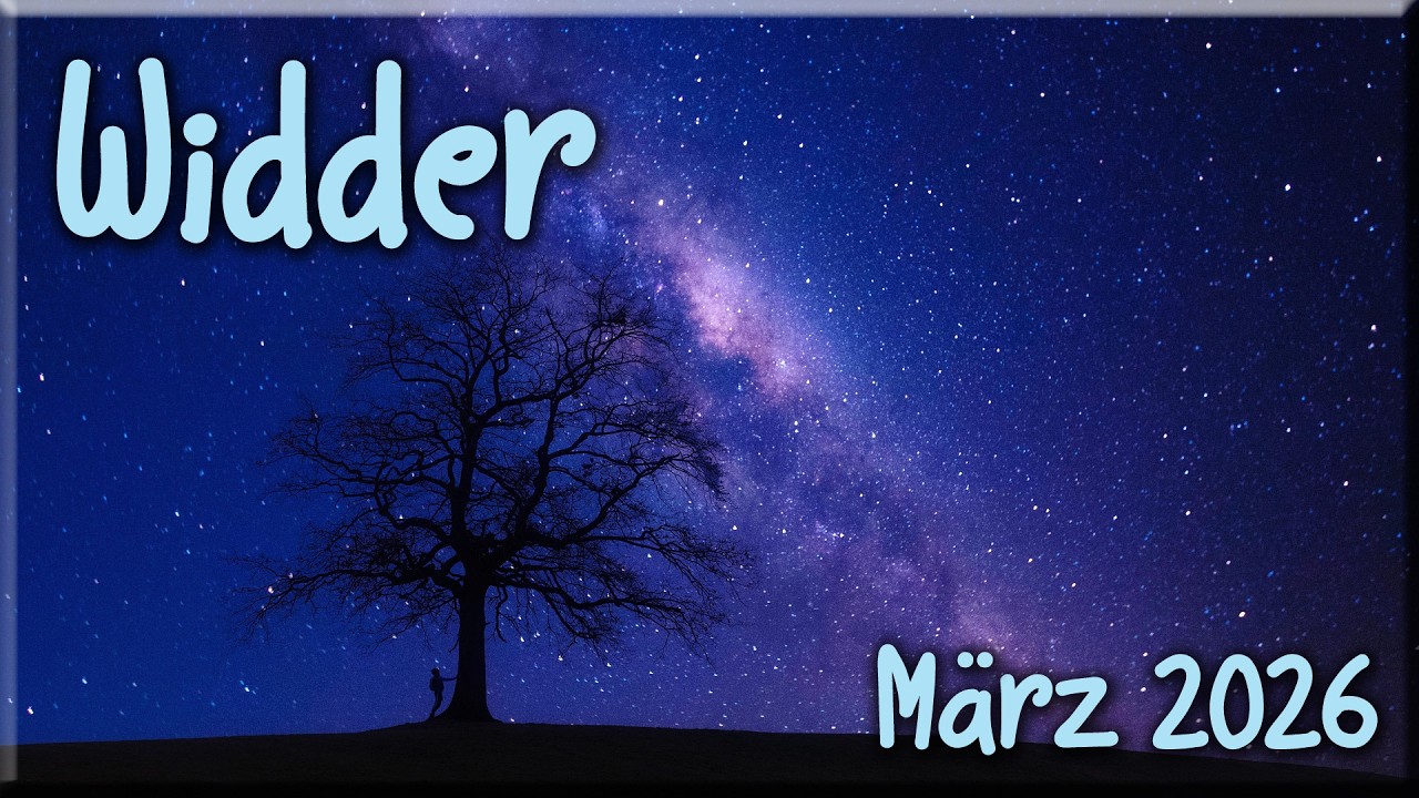 ♈ Widder - M&auml;rz 2026 ♈  -  Die Ger&uuml;chtek&uuml;che  -