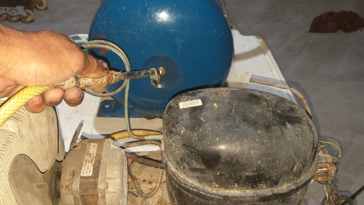 ¡¡TANQUE HIDRONEUMATICO O HIDROSFERA CARGA DE AIRE POR AVERIA.HYDROPNEUMATIC AIR CHARGE FAULT.