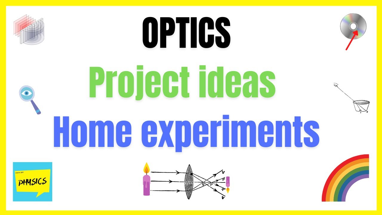 Optics projects at home - some ideas
