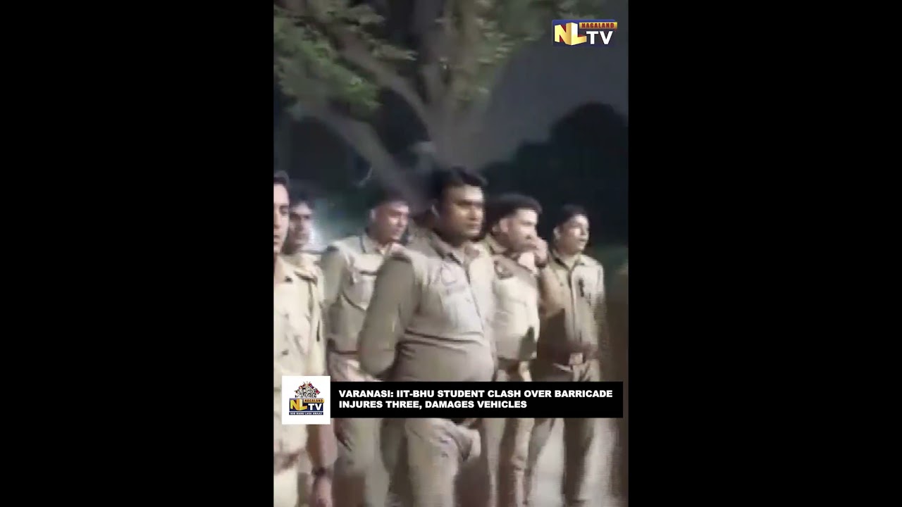 VARANASI: IIT-BHU STUDENT CLASH OVER BARRICADE INJURES THREE, DAMAGES VEHICLES