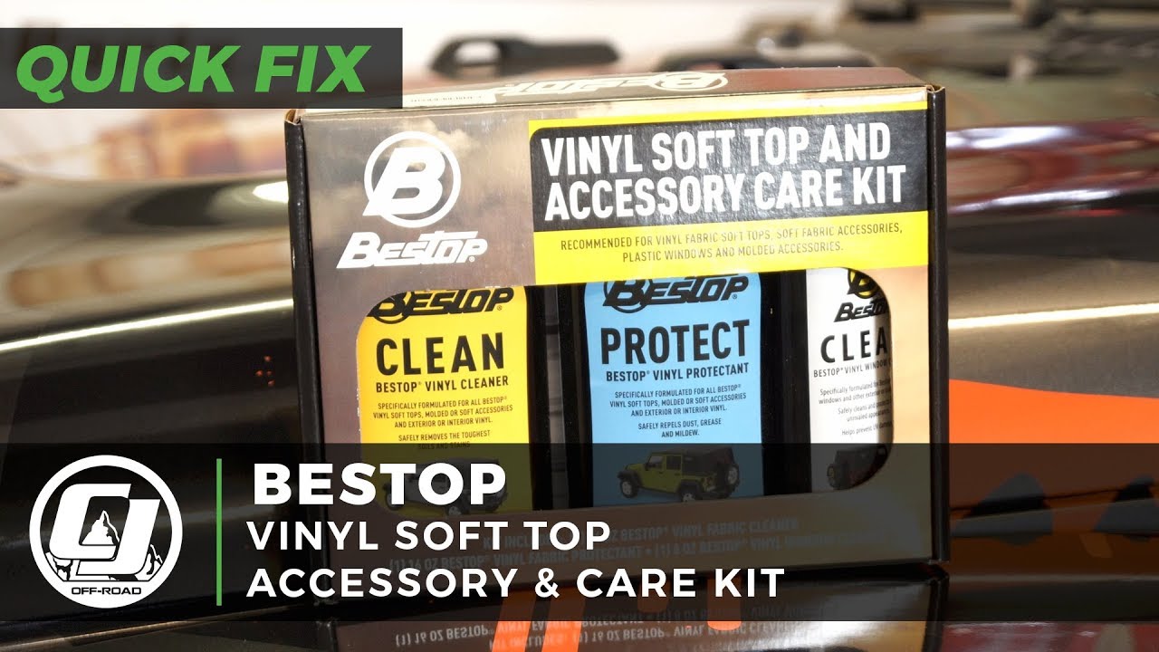 Jeep Wrangler/Gladiator: Bestop Vinyl Soft Top And Accessory Care Kit