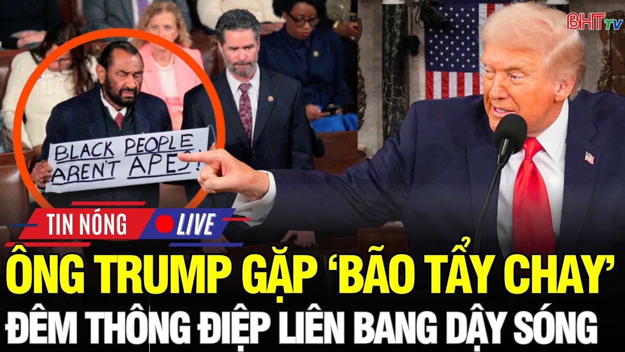 🔴Trực Tiếp: Tẩy chay tứ phía trong đêm TT Trump đọc Thông điệp Liên bang: Dân chủ đồng loạt phản ứng