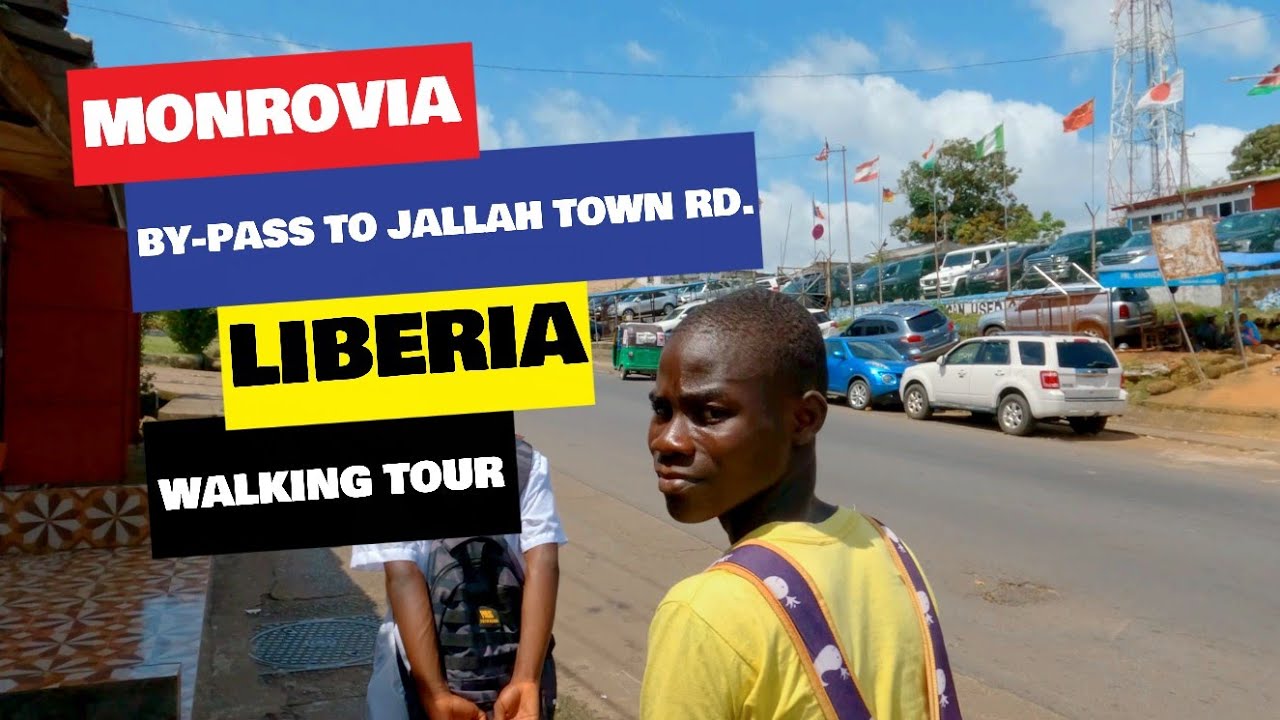 Liberia -  Monrovia City Walking Tour Video  |  Capital By-Pass To Jallah Town Road