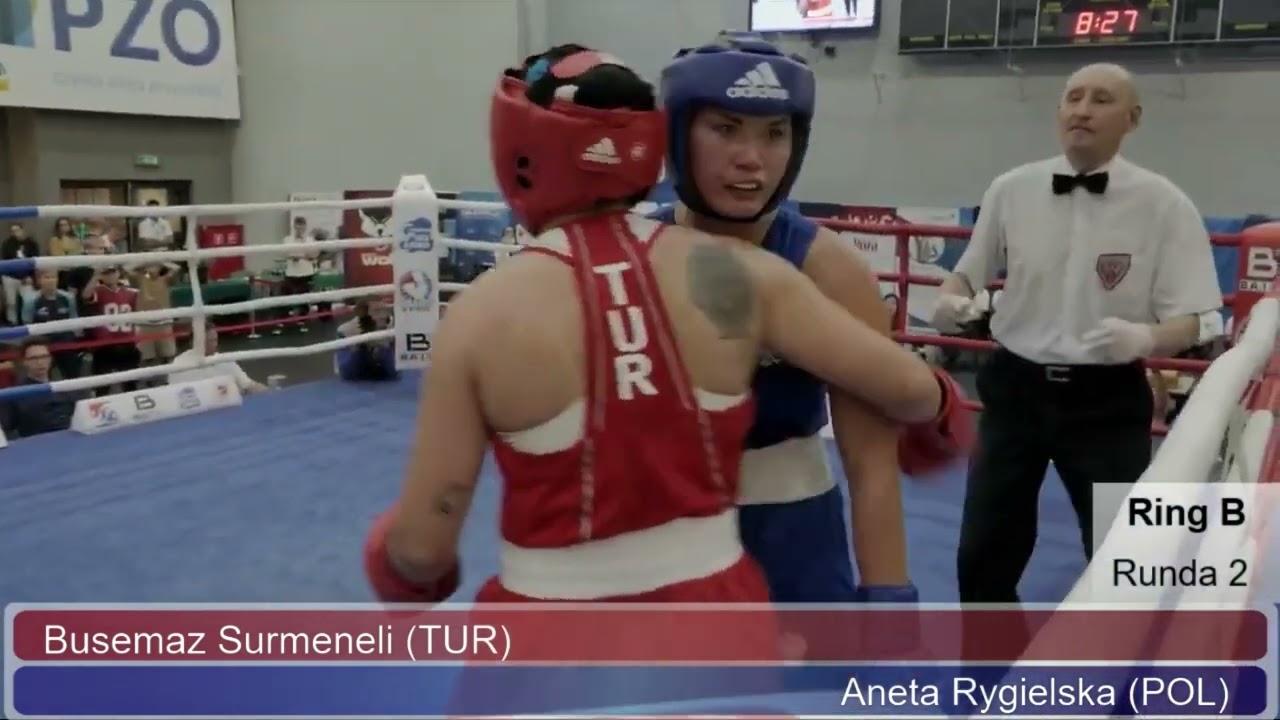 Olympic boxing: Busemaz Surmeneli vs Aneta Rygielska