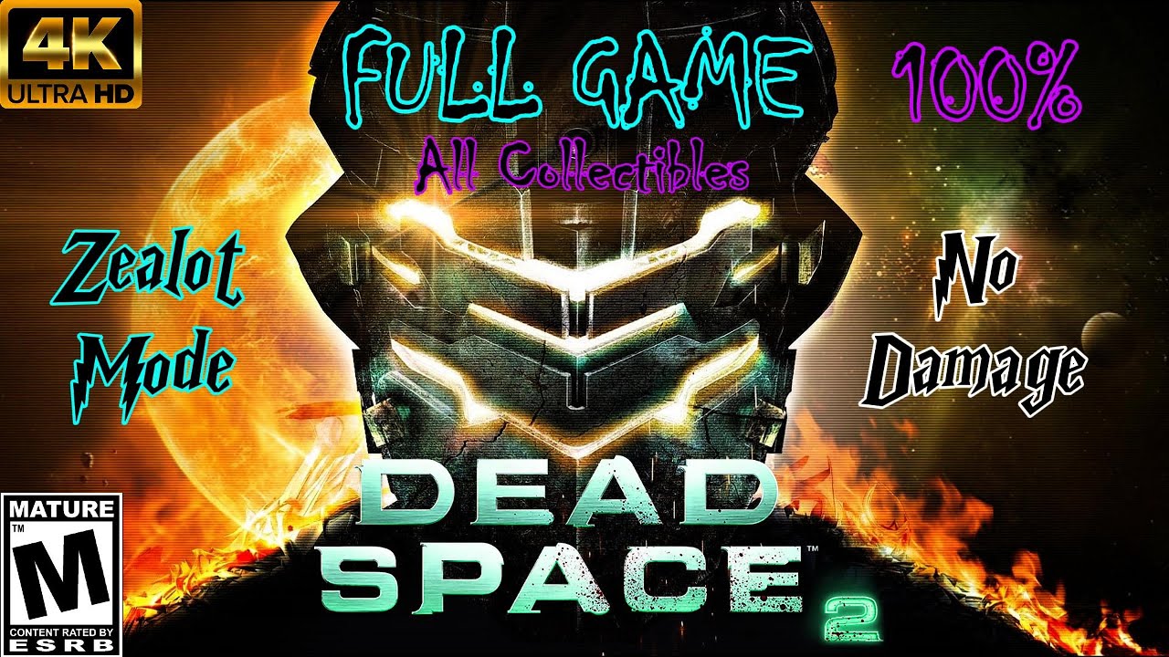 Dead Space 2 - 100% Full Playthrough (Zealot, No Damage, All Collectibles) / Aesthetic Mods