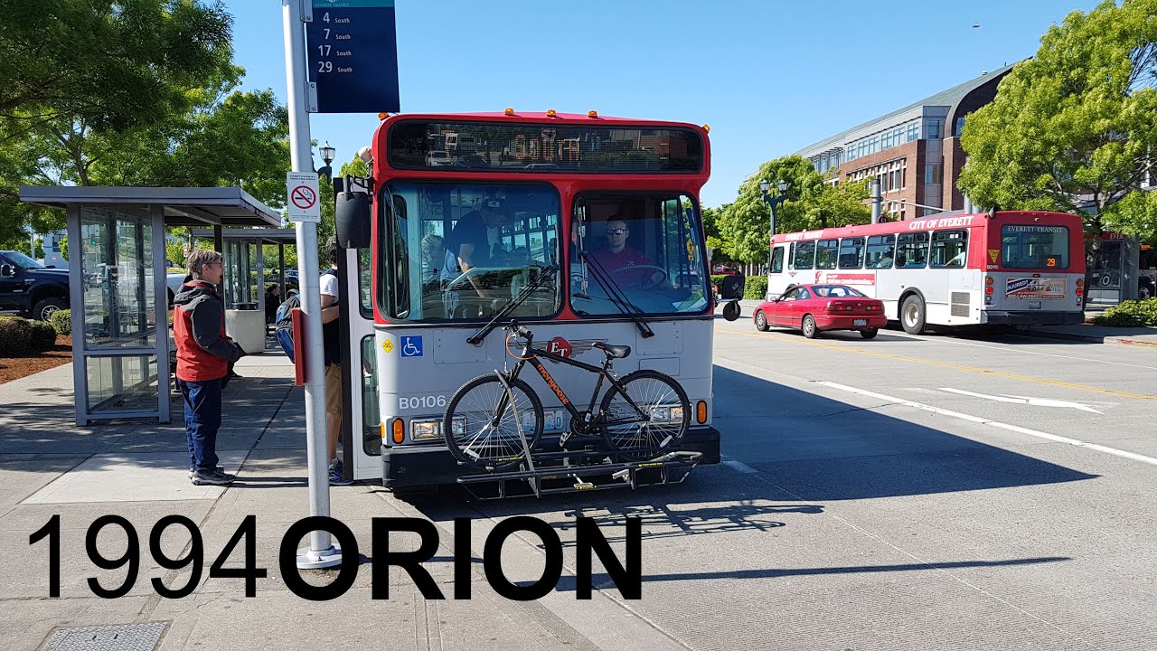 Everett's (former) Oldest Bus! - Everett Transit 1994 Orion V (05.501) No. 106 on line 7