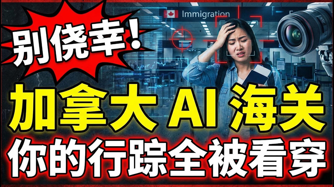 别侥幸！2026 加拿大 AI 海关，你的行踪全被看穿