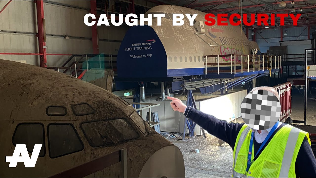 Caught By Security! - Abandoned British Airways Training Facility