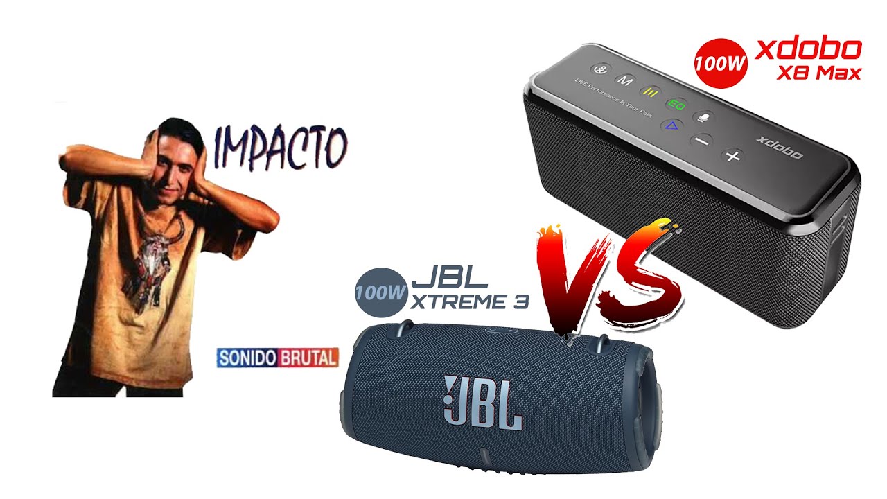 Llegó la Potencia BRUTAL XDOBO X8 MAX vs Jbl Xtreme 3