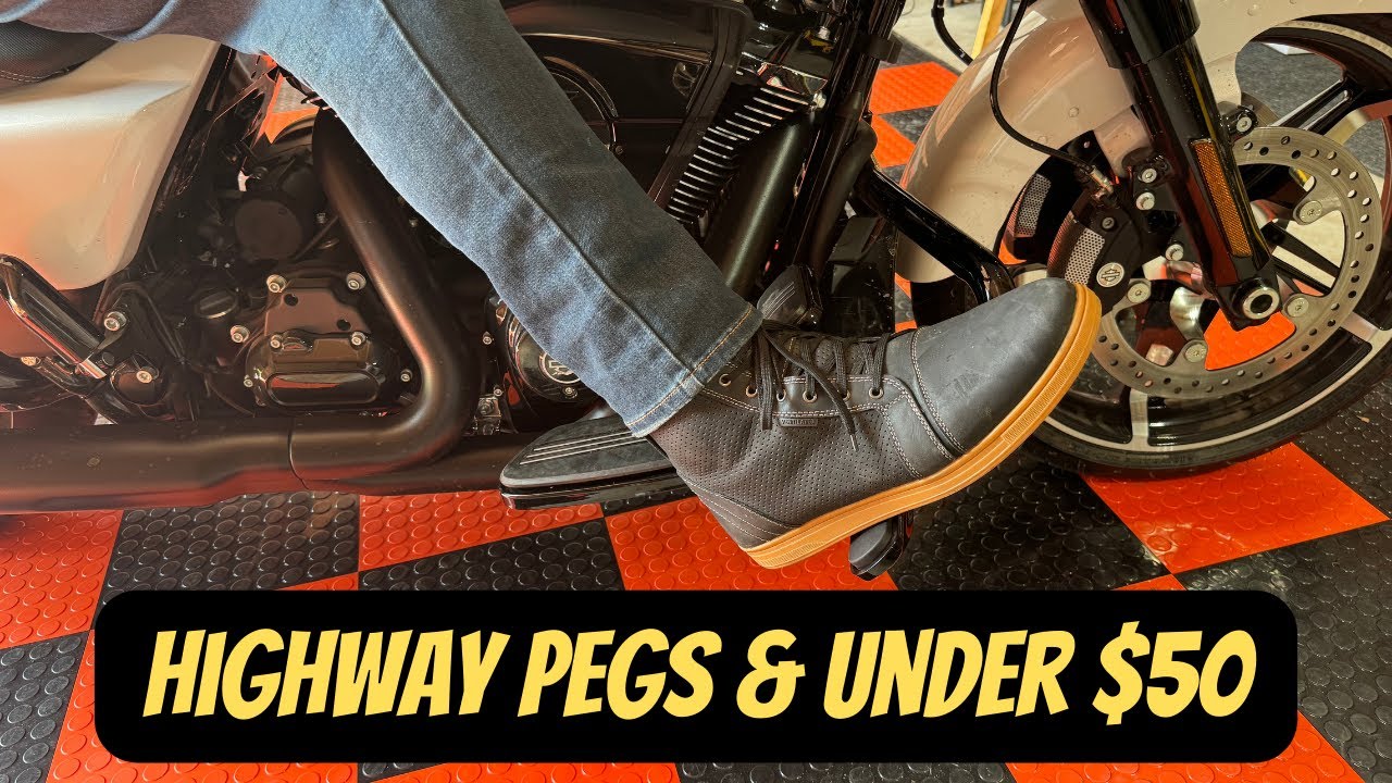 Motorcycle Highway Foot Pegs for Harley Davidson and under $50 | TCMT