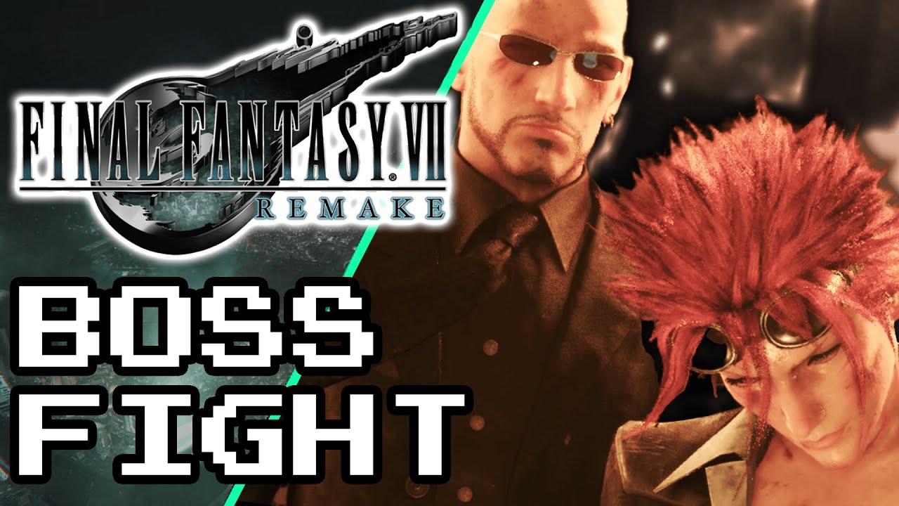 FINAL FANTASY 7 REMAKE - Reno and Rude Boss Fight (Japanese)