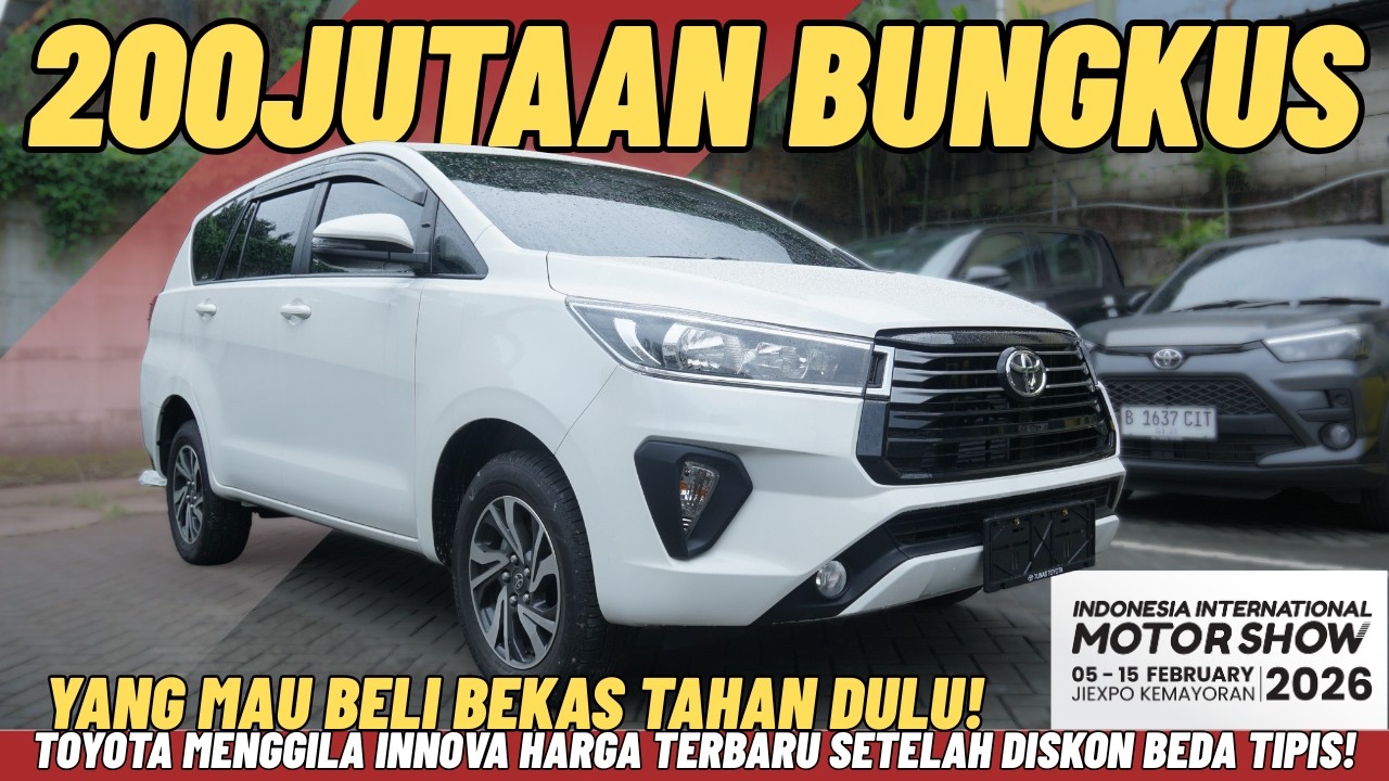 NYESAL BELI BEKAS!! TOYOTA MENGGILA INNOVA REBORN HARGA TERBARU BEDA TIPIS DENGAN YANG LAMA!