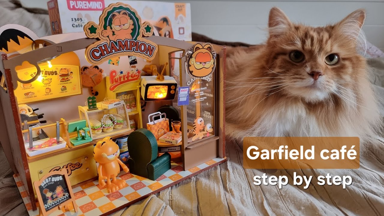 Garfield Café - miniature - step by step [PUREMIND]