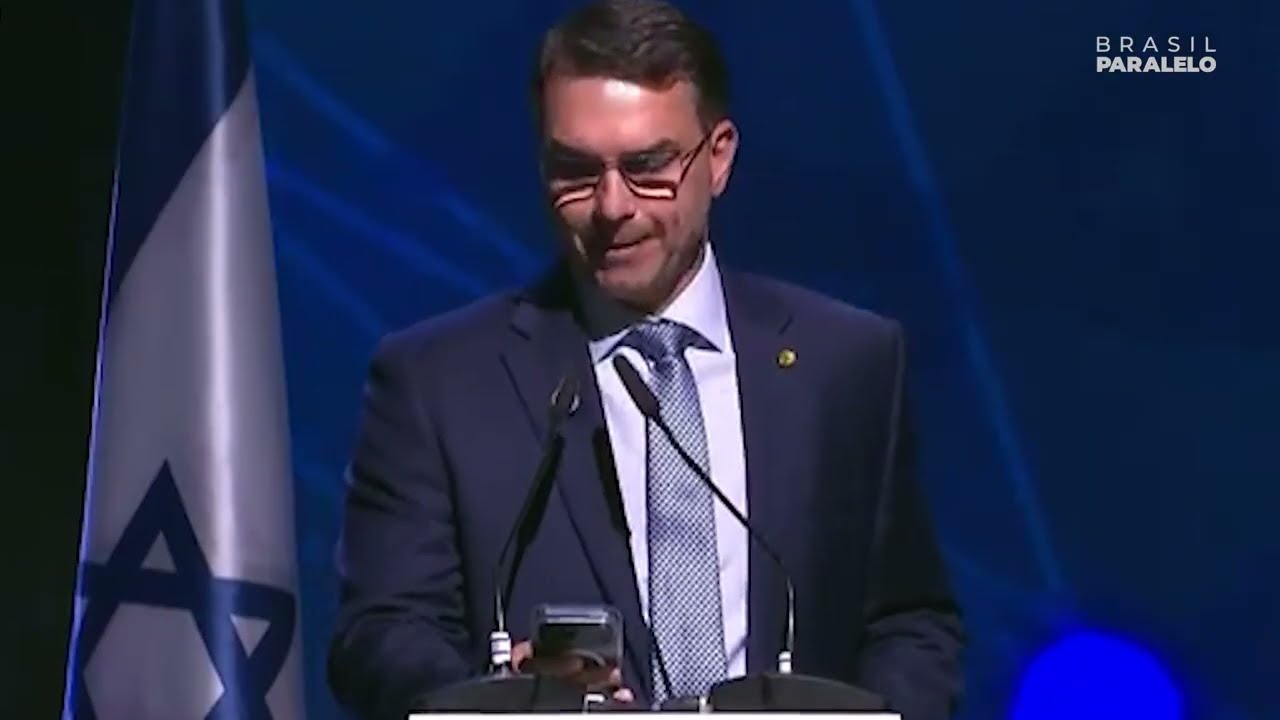 Assista à íntegra do discurso de Flávio Bolsonaro em Israel [Legendado]