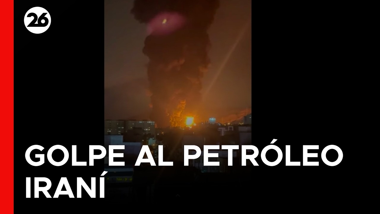 🚨 AHORA - IRÁN | Fuego en la refinería de petróleo Shahran de Teherán