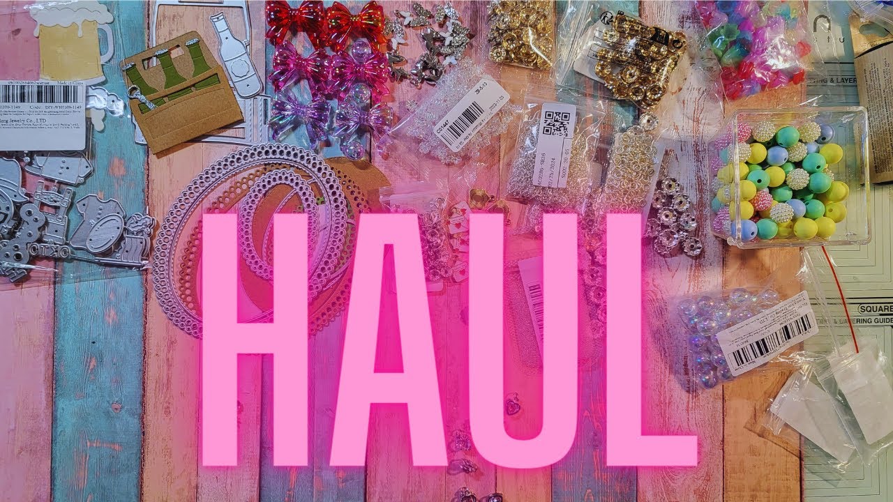 HAUL | Aliexpress & Temu | Stanzen, Perlen und Stifte