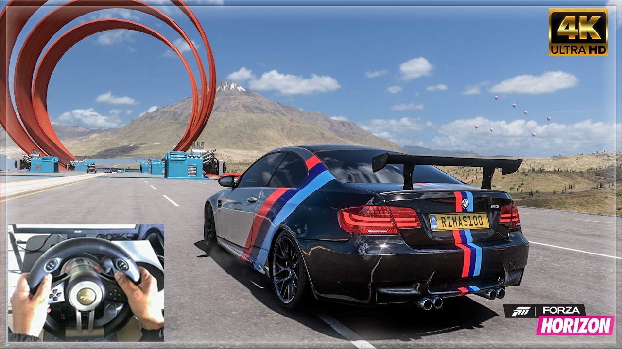 BMW M3 GTS - Hot Wheels Race - Forza Horizon 5 | Gameplay Steering Wheel