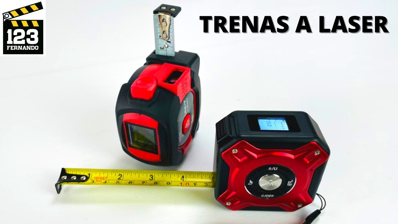 TRENAS 2 EM 1- TRENA ANALÓGICA COM LASER! TESTAMOS A UNI-T LM40T E DANIU 40M Laser Measuring Tape