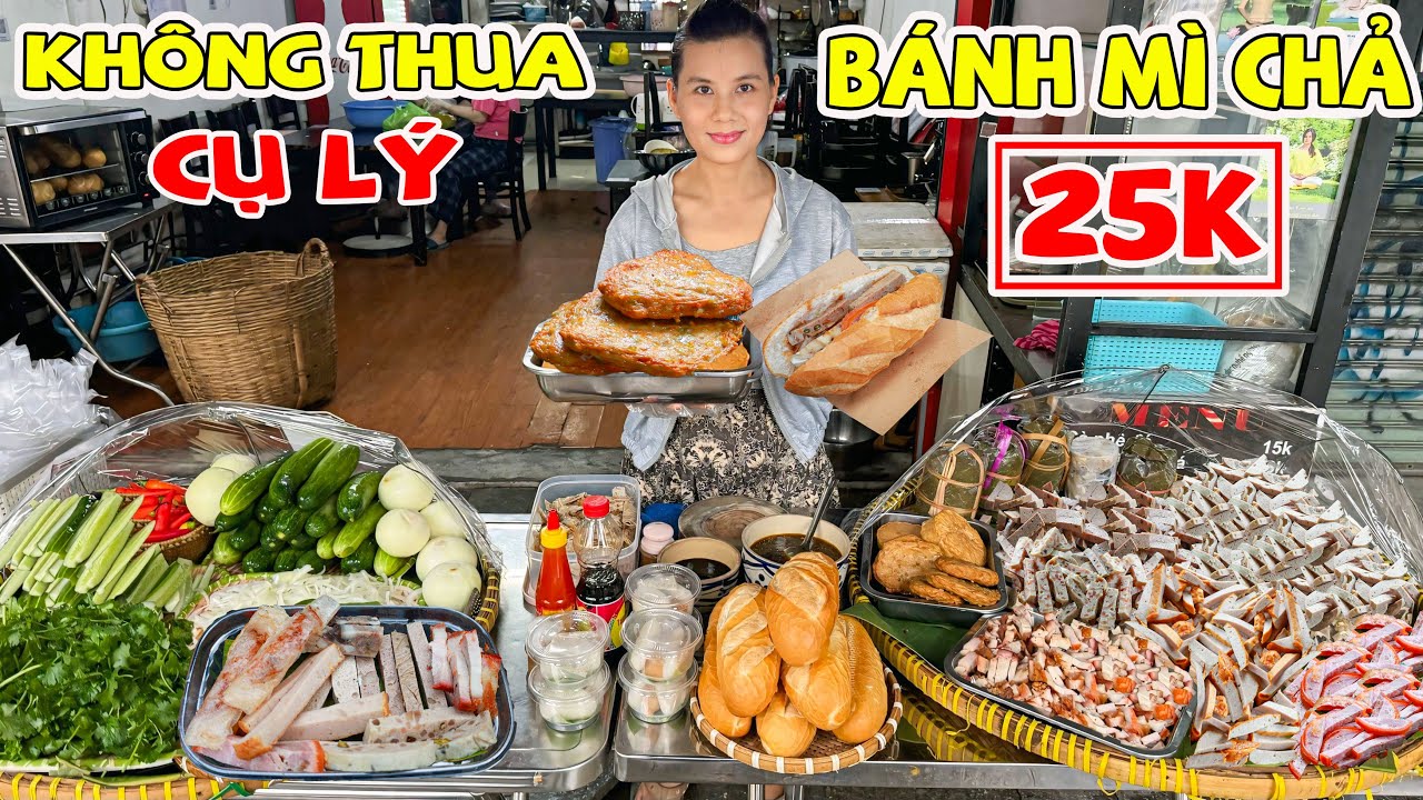 Bánh Mì Chả 25K Nguyên Liệu 3 Miền Bắc - Trung - Nam Kết Hợp Chất Lượng Không Hề Thua Bánh Mì Cụ Lý