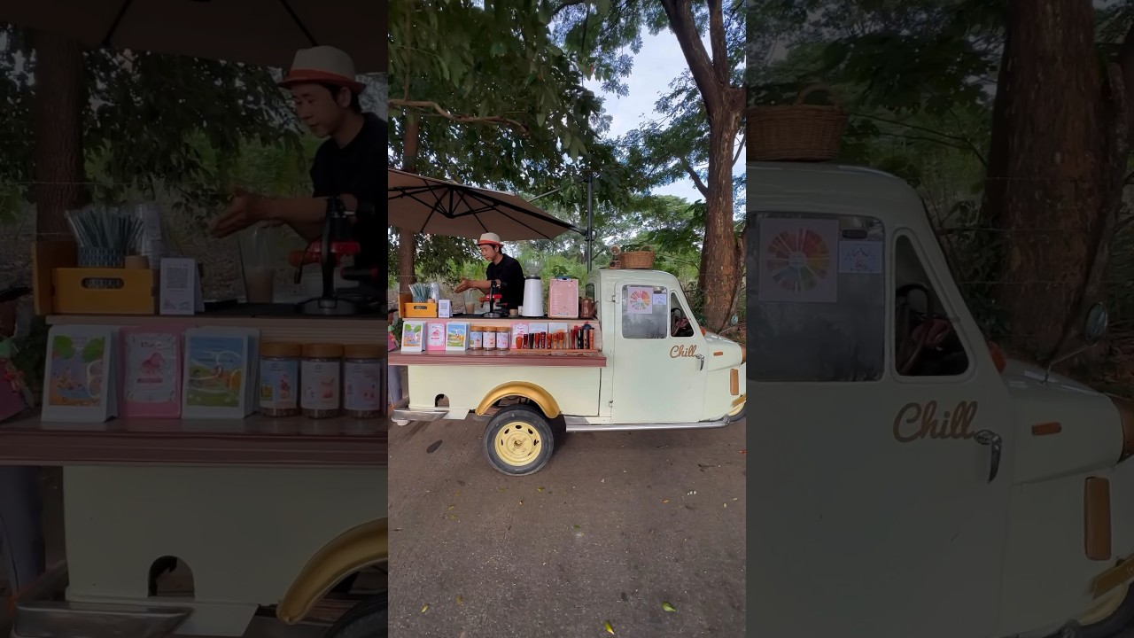 Mini Tuk-Tuk Coffee Shop: A Mobile Café That Doesn’t Rely on Electricity 