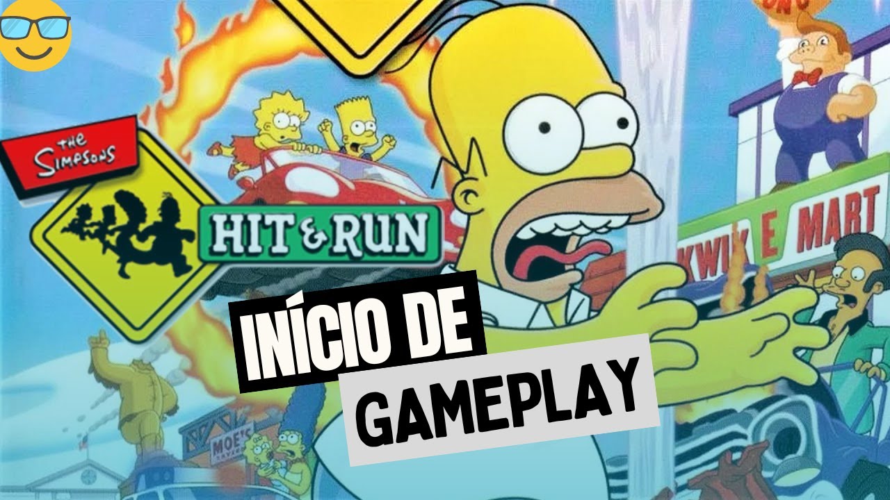 The Simpsons hit & run | In&iacute;cio de Gameplay, em Portugu&ecirc;s PT-BR!