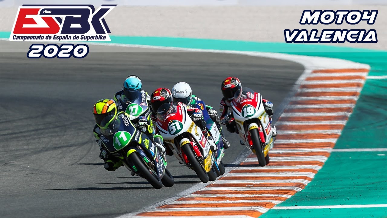 ESBK Valencia 2020: Carrera Moto4