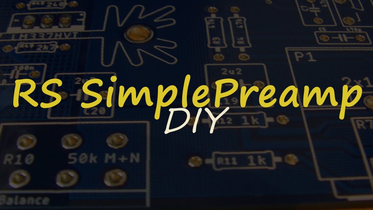 RS SimplePreamp DIY [RS Elektronika] #193