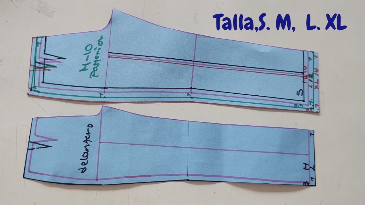 patrón de pantalón básico en todas las tallas, como escalar paso a paso #2024 #ideas#damas