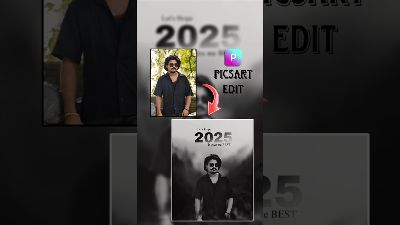 New year photo editing | happy new year 2025 #shorts #edit #tutorial #photoediting  #newyear #2025