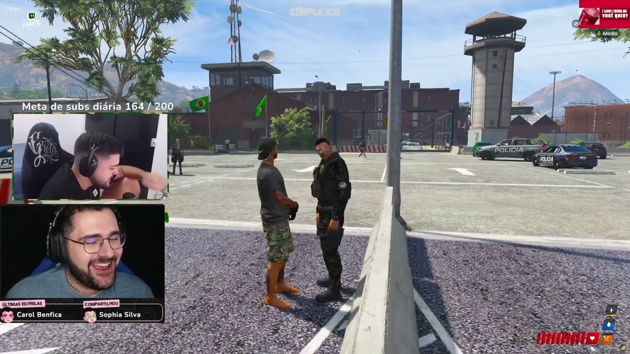 Luqueta foi conversar com Petrus sobre Batata 😳 Park Tiffany GTA RP