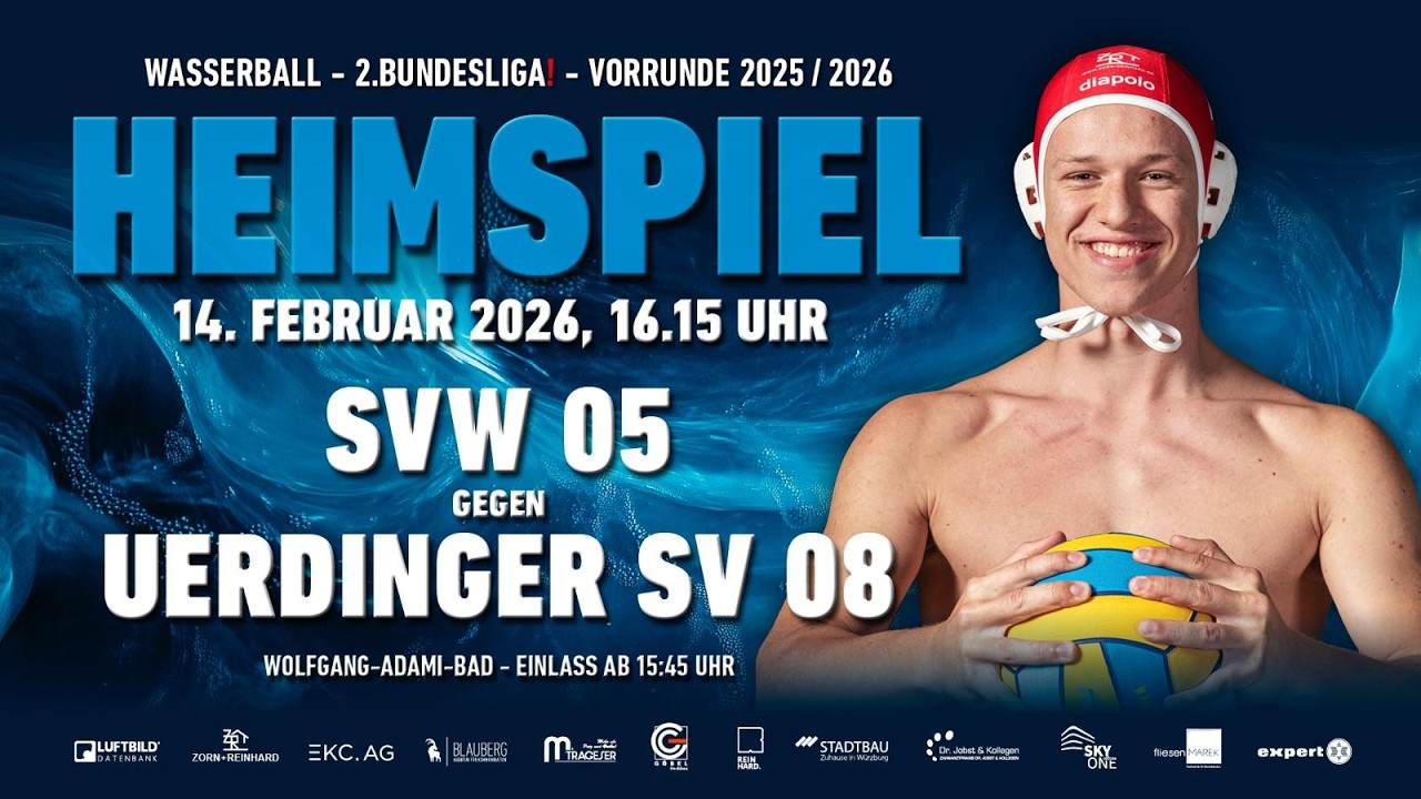 Wasserball 2. Bundesliga: SV W&uuml;rzburg 05 - Uerdinger SV 08