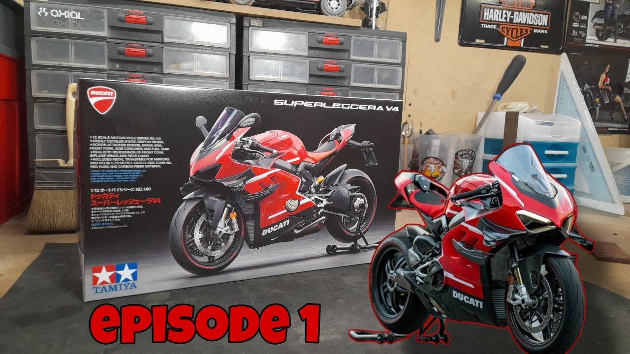 Tamiya 1:12 Ducati Superleggera V4 Episode 1 (Full Build Video)