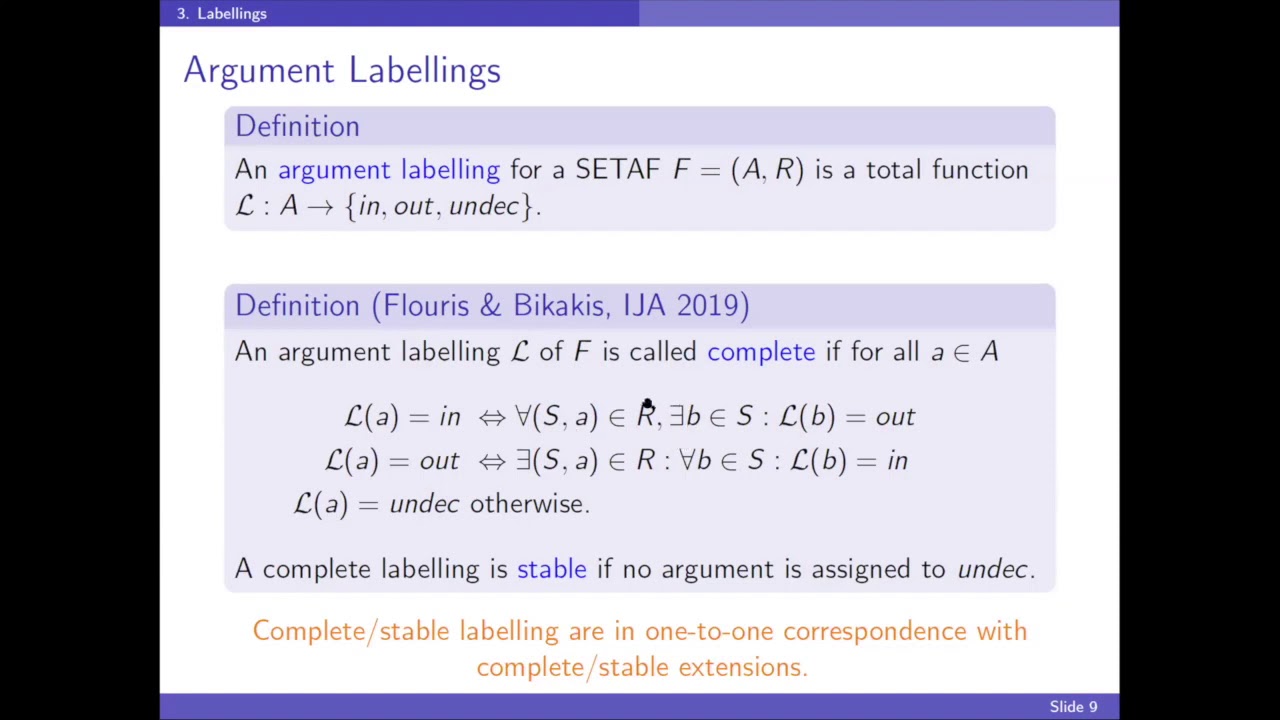 SAFA 2020: Labelling-based Algorithms for SETAFs