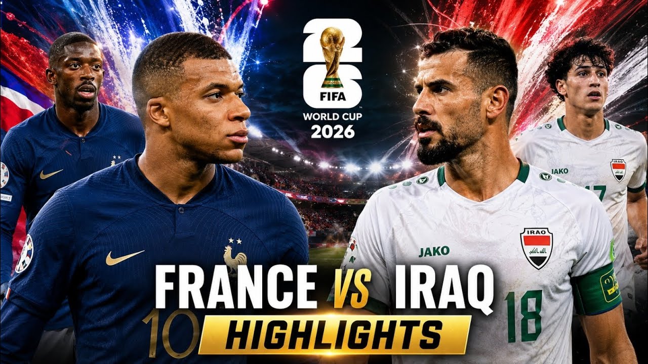 France vs Iraq | FIFA World Cup 2026 Highlights | Best Goals, Skills, Saves & Match Recap